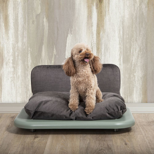 Cama para cão em tecido hidrorrepelente - Nuvola Plus - LABILLA - em madeira maciça / em madeira de freixo / em madeira laqueada