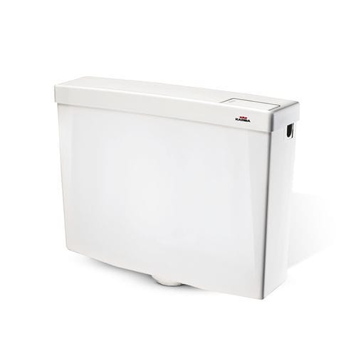 Caixa de descarga em cerâmica - SLIM 116 SLIM - Kariba S.p.A. - com comando manual / Made in Italy