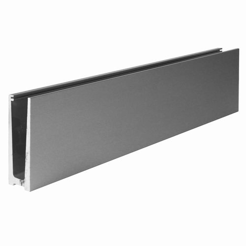 Perfil em alumínio - ETP.001.01.AL.A/1m - RX Inox France - em U / para guarda-corpo / sob medida