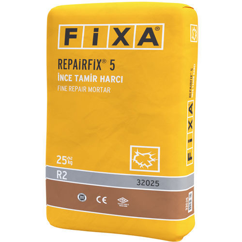 Argamassa de reparação - REPAIRFIX 5 - FİXA YAPI KİMYASALLARI SAN VE TİC LTD.ŞTİ - de recuperação de estrutura / de alisamento / de acabamento