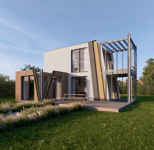 Construção pré-fabricada - FlexBuild - voestalpine Sadef nv - modular / em aço / com estrutura metálica