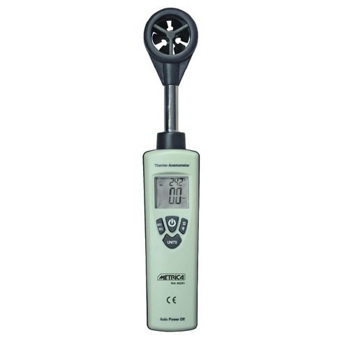Anemômetro térmico - 60291 - Metrica S.p.A. - portátil / de hélice