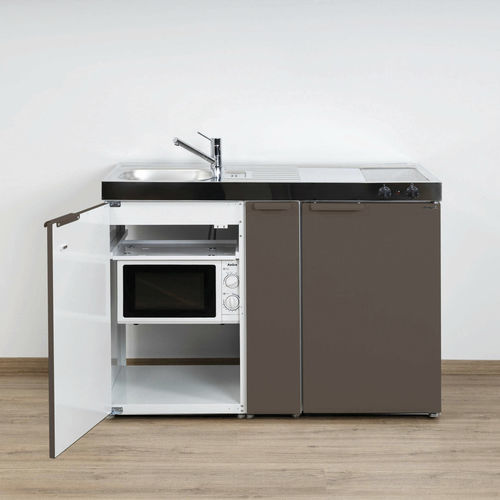 Kitchenette pequena - MKM 120 A - Stengel Steel Concept GmbH - metálica / com placa de indução / com pegas