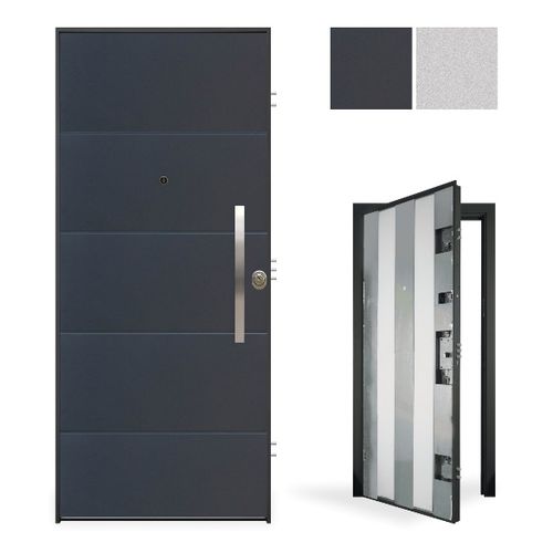Porta de entrada - Ghost Penta - GRUPPO PRIMAVERA SRL - em alumínio / em aço galvanizado / de abrir