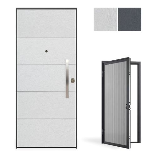 Porta de entrada - Evolution Afrodite - GRUPPO PRIMAVERA SRL - em alumínio / em aço galvanizado / em laminado melamínico