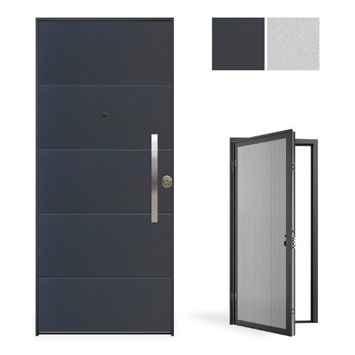 Porta de entrada - Evolution Penta - GRUPPO PRIMAVERA SRL - em alumínio / em aço galvanizado / em laminado melamínico