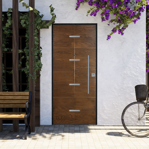 Porta de entrada - THERMOENERGY CL4 Poseidon - GRUPPO PRIMAVERA SRL - em aço galvanizado / de fibra de vidro / em laminado melamínico