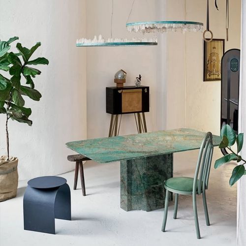 Tampo de mesa em porcelana - Foshan Sunvin Ceramics CO., Ltd - da linha comercial / marrom / cinza