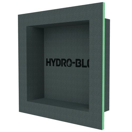 Nicho de parede de fibra de vidro - HBRSN1616 - HYDRO-BLOK - em cimento / em poliestireno extrudido (XPS) / retangular