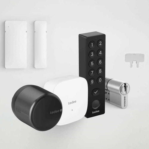 Fechadura eletrônica - GO2 SENSOR CYLINDER FULL BUNDLE - Tedee - eletromecânica / com código / biométrica de impressão digital