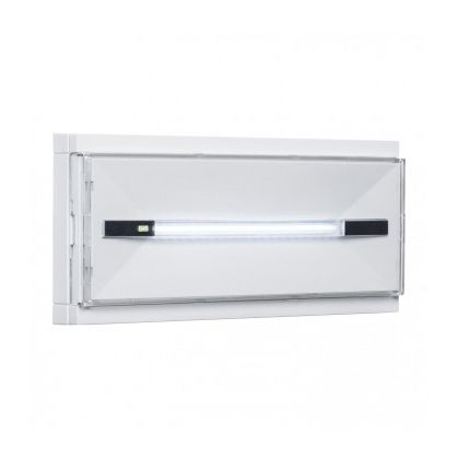 Iluminação de emergência de sobrepor - PRODIGY - DELILED – DELITECH - retangular / de LED / em policarbonato