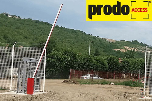 Cancela - PRODOMO - para controle de acesso / em aço / para canteiro de obras