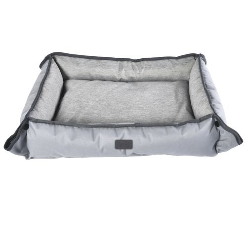 Cama para cão em tecido - 1005BSGR - Black & Decker - cinza / lavável na máquina / retangular