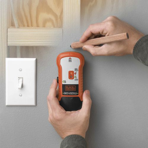 Detector de montantes com sinal sonoro - SF100 - Black & Decker - para madeira