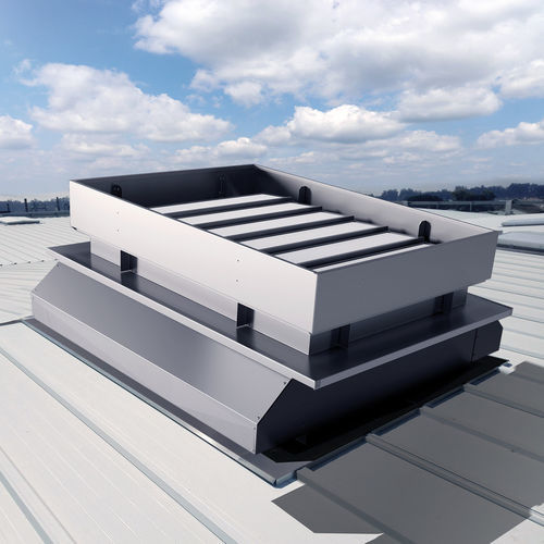 Grelha de ventilação em alumínio - KALON 2 - TRIA FRANCE - retangular / para ambiente externo / profissional
