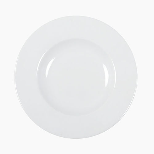 Prato de sobremesa - Saturno : 045004000001 - COSTA VERDE - redondo / em porcelana / da linha comercial