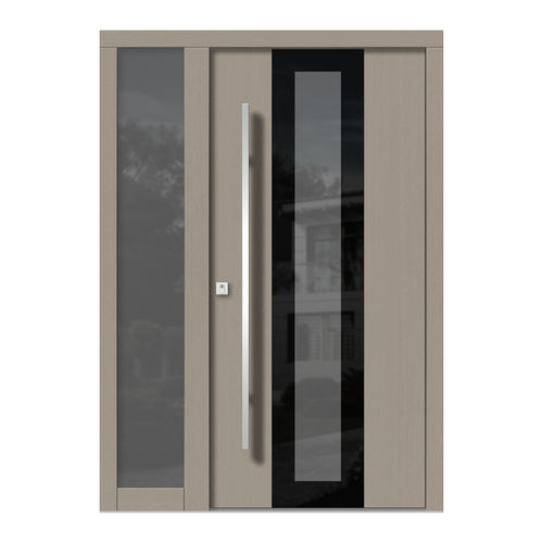 Porta de entrada - H304+ST - DOORS, d.o.o. - em madeira / em vidro / de abrir