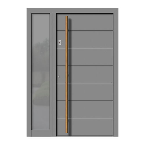 Porta de entrada - HA103+ST - DOORS, d.o.o. - em madeira / em alumínio / de abrir