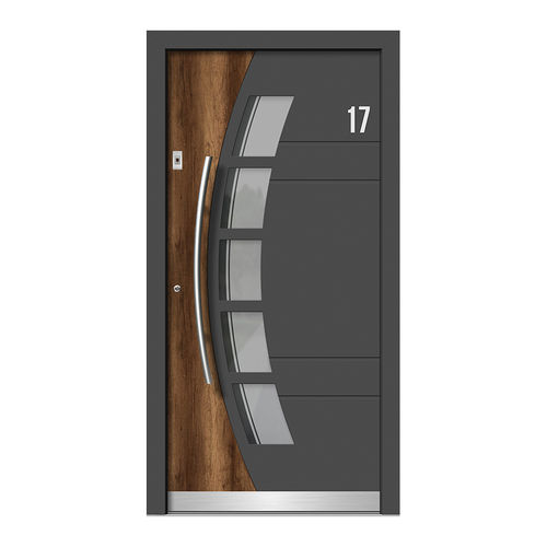 Porta de entrada - HA194 - DOORS, d.o.o. - em madeira / em alumínio / de abrir