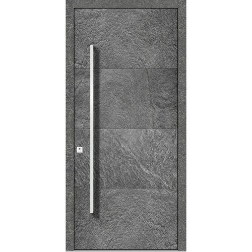 Porta de entrada - HS902_G06 - DOORS, d.o.o. - em pedra / de abrir / contemporânea