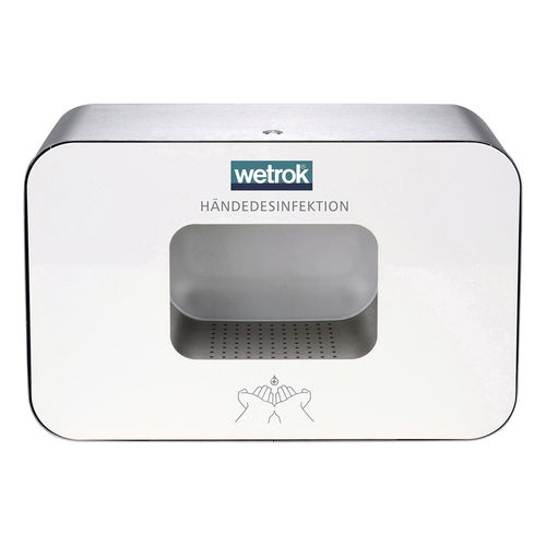 Dispenser de álcool em gel de piso - Praesidio - Wetrok - de parede / automático / sem contato
