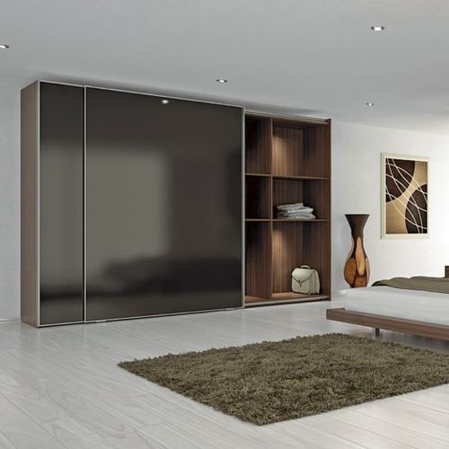 Guarda-roupa contemporâneo - N900 - GRUPO STYLO INTERIORISMO SL - em vidro laqueado / em alumínio / em laminado