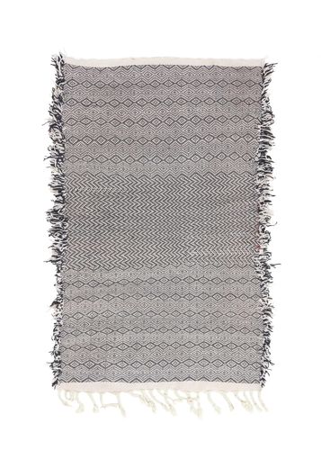 Tapete clássico - flat weave - MUSMUS RUGS - geométrico / retangular / tecido à mão