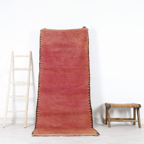 Tapete vintage - 64-1-3-2-5-6-6 - MUSMUS RUGS - de cor lisa / retangular / tecido à mão
