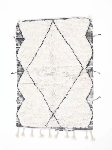 Tapete contemporâneo - MUSMUS RUGS - estampado / de lã / retangular