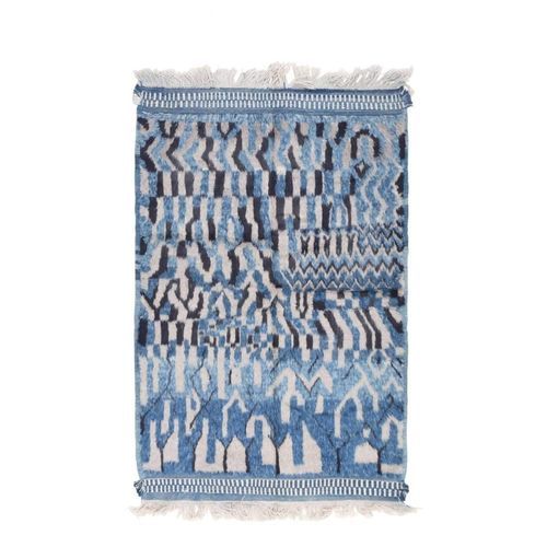 Tapete contemporâneo - Tzanakhet - MUSMUS RUGS - estampado / de lã / retangular
