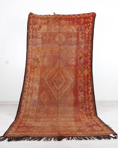 Tapete vintage - 64-1 - MUSMUS RUGS - com padrão geométrico / de lã / retangular
