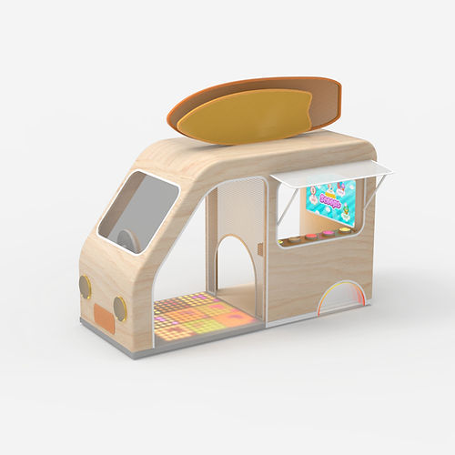 Veículo para ambiente externo - TRANSFORMER TRUCK  - Play 9 Studios - para parque infantil / com touch screen / interativo