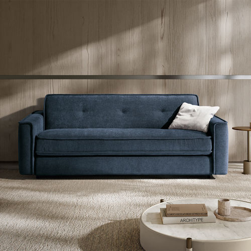 Sofá-cama - Elodie - SARTORIS by MAXDIVANI - contemporâneo / em tecido / com braços