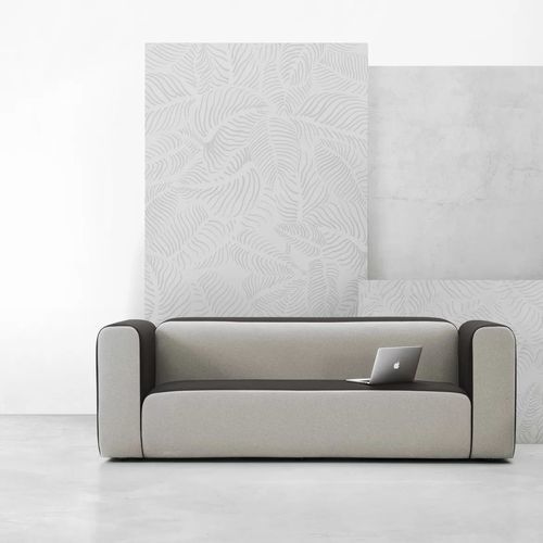 Sofá contemporâneo - SUSHI - TM Leader Contract - em tecido / modular / cinza