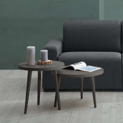 Mesa contemporânea - ANDROS - TM Leader Contract - com folheado de madeira / em MDF / com base folheada de madeira