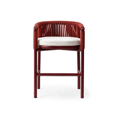 Banqueta alta para ambiente externo - ZIRA - TM Leader Contract - contemporânea / em tecido / com base em alumínio