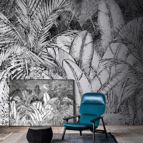 Papel de parede contemporâneo - Solarized Flora - SPAGHETTIWALL - em fibra de celulose / em tecido não tecido / com natureza
