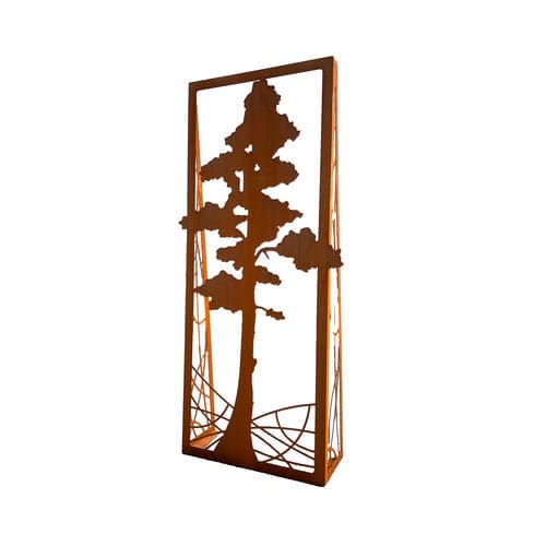 Cerca de ocultação em aço Corten - Arbre - FBC-TONTON GLOUTON - de separação / 3D