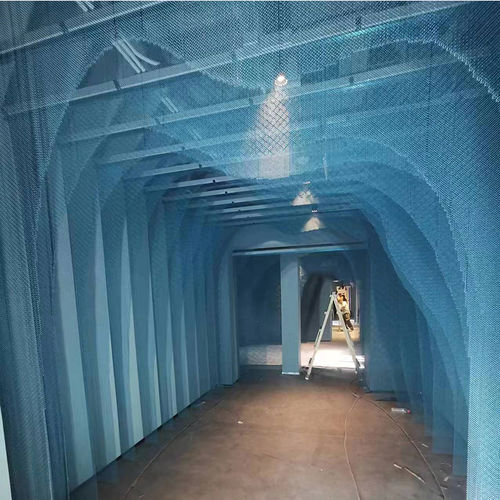 Cortina de tela metálica - QKMCD-09 - HEBEI JOINWIN ARCHITECTURAL DESIGN CO.,LTD - de cor lisa / em alumínio / em cobre