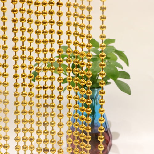 Cortina de cor lisa - Metal Bead Curtain - HEBEI JOINWIN ARCHITECTURAL DESIGN CO.,LTD - metálica / em alumínio / em aço inoxidável
