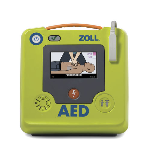 Desfibrilador DEA - ZOLL AED 3® - ZOLL - para ginásio / para edifício de uso público / para escritório