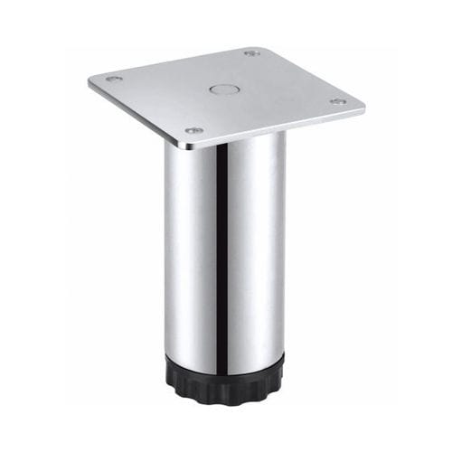 Pé para móvel em aço inoxidável - AG001(KA0192) - ZHUOKAI TECHNOLOGY - em ferro / prateado / branco
