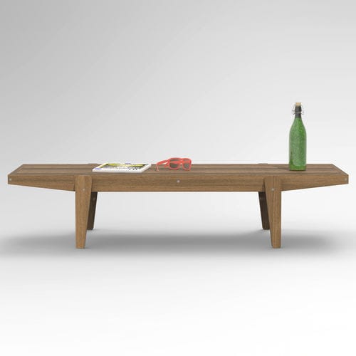 Mesa de centro para ambiente externo - LA CROCO - MADE INFINE - contemporânea / em madeira maciça / em madeira tratada com óleo