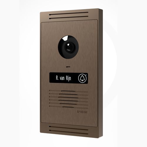 Campainha inteligente - Robin PROLINE HD Evening Bronze - Robin Telecom Development BV - Ethernet