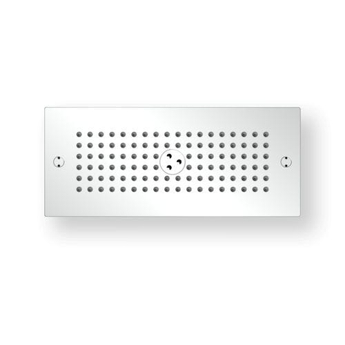 Cabeça de chuveiro de embutir - N3515C12 - AQUAFORM - retangular / tipo chuva / para centro de bem-estar