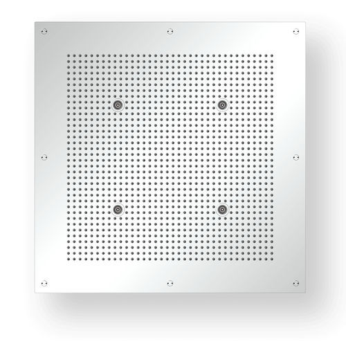 Cabeça de chuveiro de embutir - W70C1 - AQUAFORM - quadrada / tipo chuva / com iluminação embutida
