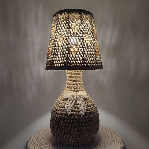 Luminária de mesa - Monte Carlo 04 - DelightLamps - metálica / em tecido / clássica