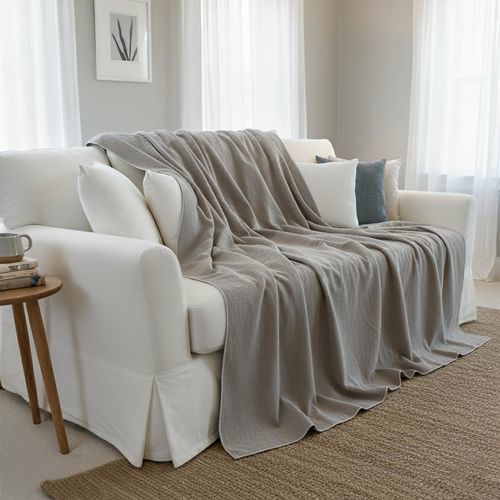 Manta de sofá em linho - dELENZO LINEN FROM EUROPE S.L