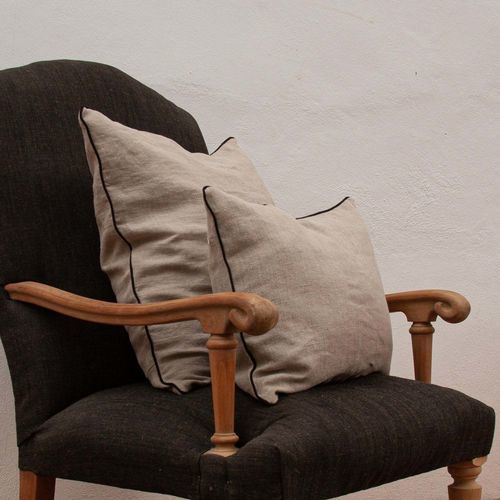 Almofada para sofá - NATURAL CLASSIC - dELENZO LINEN FROM EUROPE S.L - para cadeira / para cama / para ambiente interno