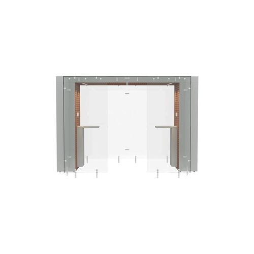Cabine de fumadores para ambiente interno - SMOKE SOLUTION SP AREA 3.2 M - Longhi Air - com filtro HEPA / autônoma / com cinzeiro